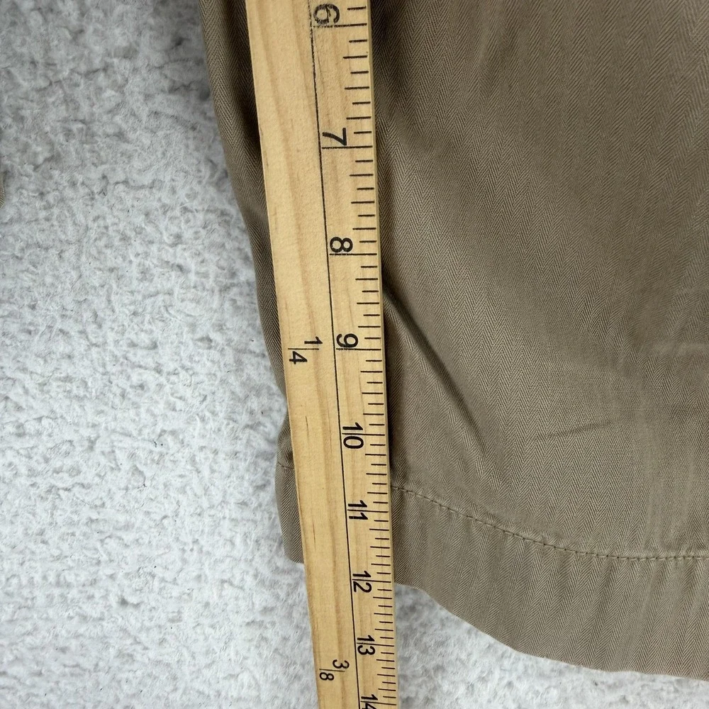 Banana Republic Cargo Shorts Mens 38 Brown Cotton 11 Inseam Utility Y2K Surplus